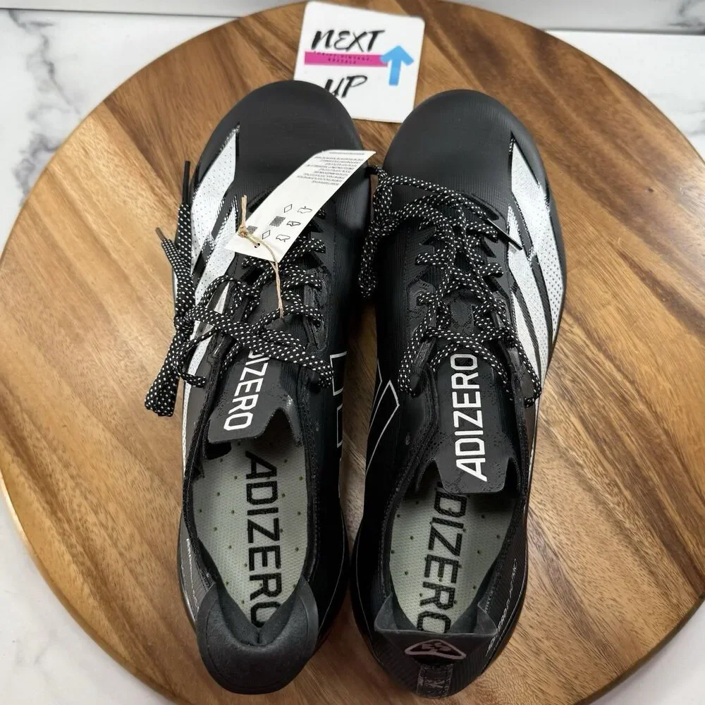 Men’s 13-adidas Adizero Electric II Football Cleats Core Black nby White IH5981